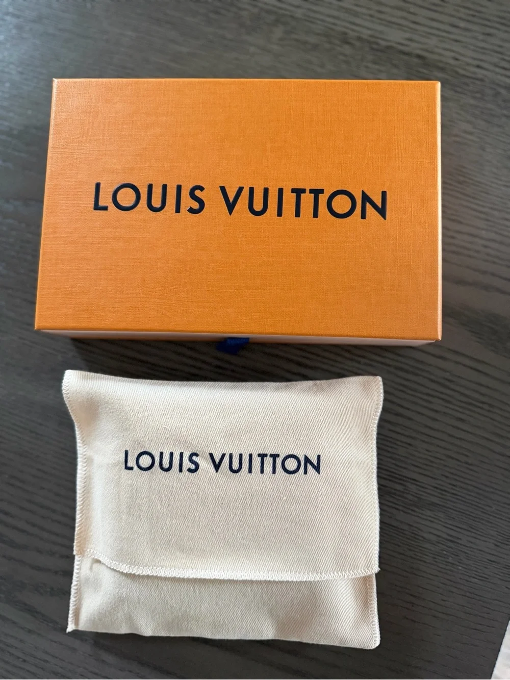 Louis Vuitton Black Monogram Compact Money Clip Wallet